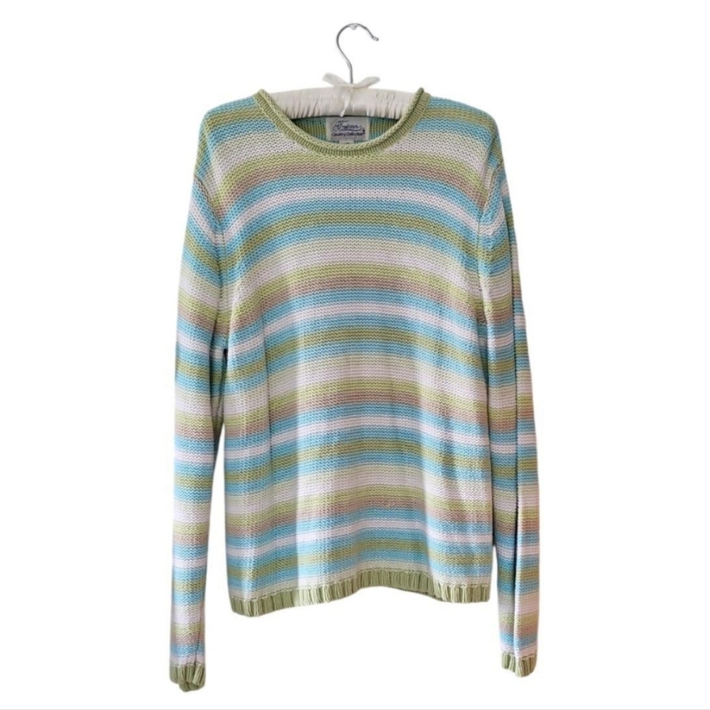 Traditions Country Collection Muticoloured Striped Sweater